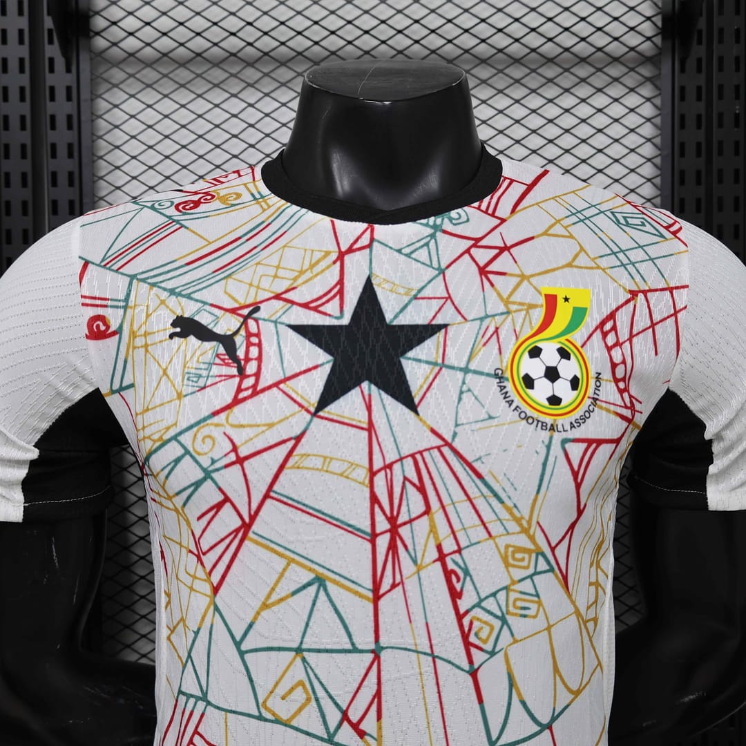 2026 Ghana Home World Cup Soccer Jersey Player Version thumbnail 4