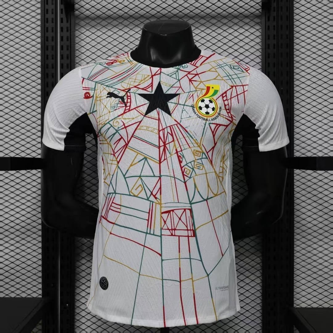 2026 Ghana Home World Cup Soccer Jersey Player Version thumbnail 1