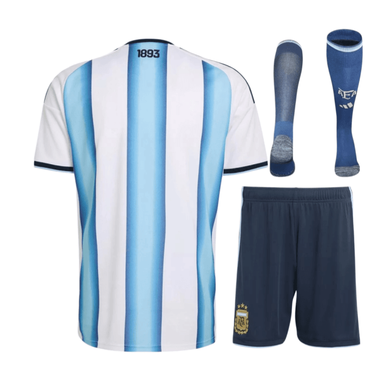 2026 World Cup Argentina Home Full Kit Football jersey Fan edition thumbnail 2