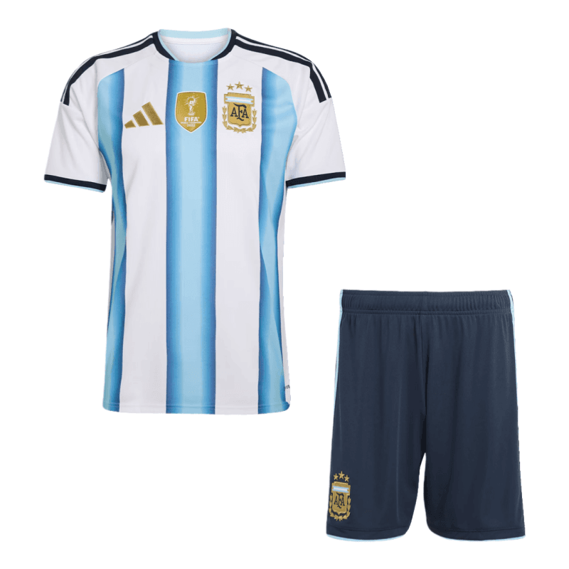 2026 Argentina World cup Home Soccer Shirt Kit jersey+Shorts thumbnail 3