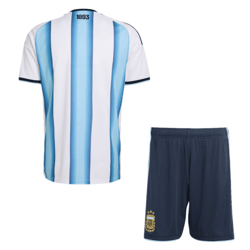 2026 Argentina World cup Home Soccer Shirt Kit jersey+Shorts thumbnail 2
