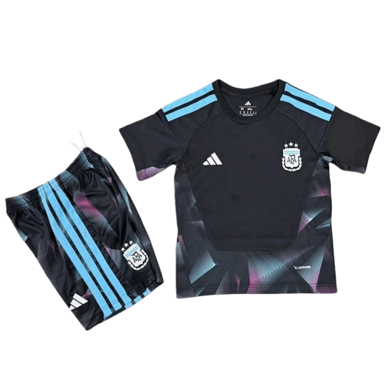 2026 World cup Argentina Goalkeeper Kids Soccer jersey Kit Fan edition thumbnail 3