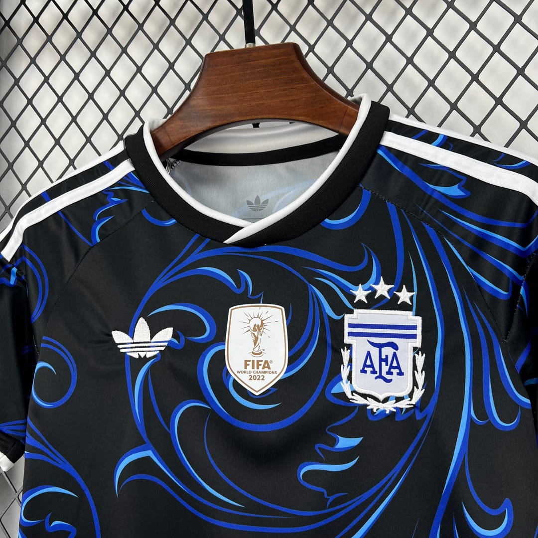 2026 Argentina World cup Away Kids Soccer jersey Kit Fan edition thumbnail 4