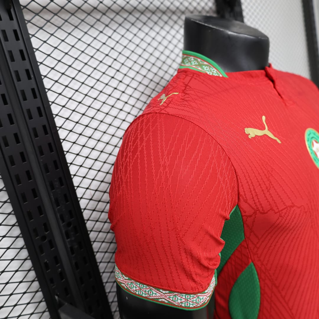 Morocco World Cup 2026 Home Player Version Kit & Jersey thumbnail 4