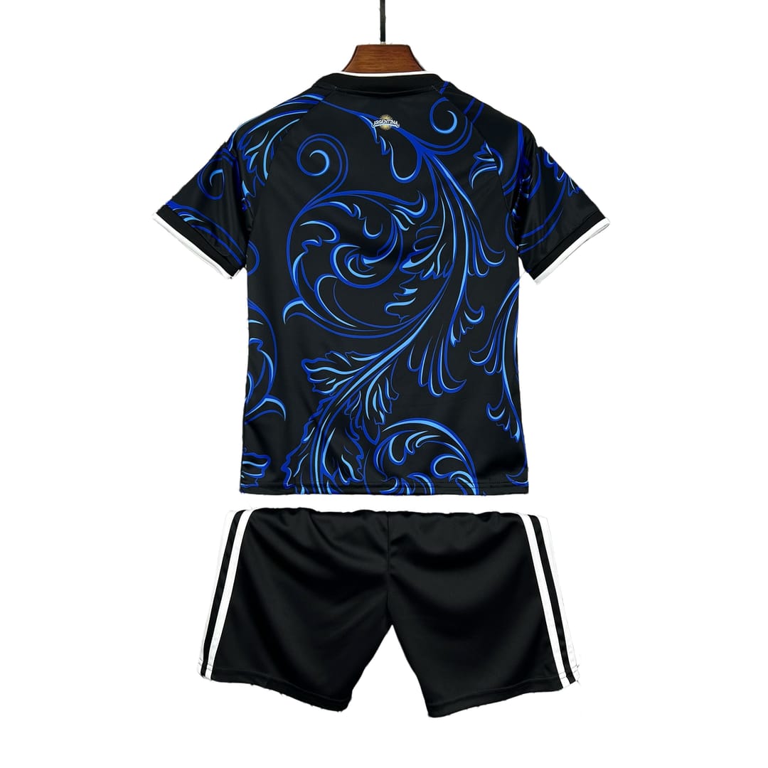 2026 Argentina World cup Away Kids Soccer jersey Kit Fan edition thumbnail 2