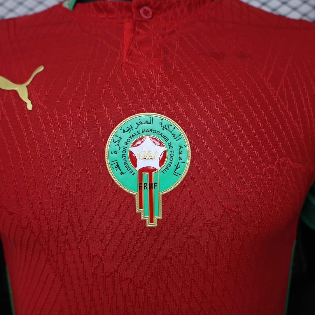 Morocco World Cup 2026 Home Player Version Kit & Jersey thumbnail 3