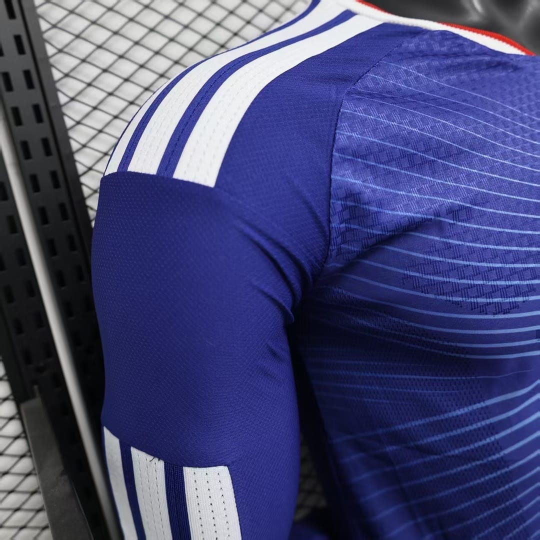 Japan 2026 World Cup Home Long Sleeve Football jersey Player version thumbnail 5