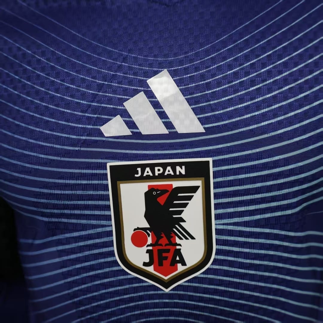 Japan 2026 World Cup Home Long Sleeve Football jersey Player version thumbnail 4