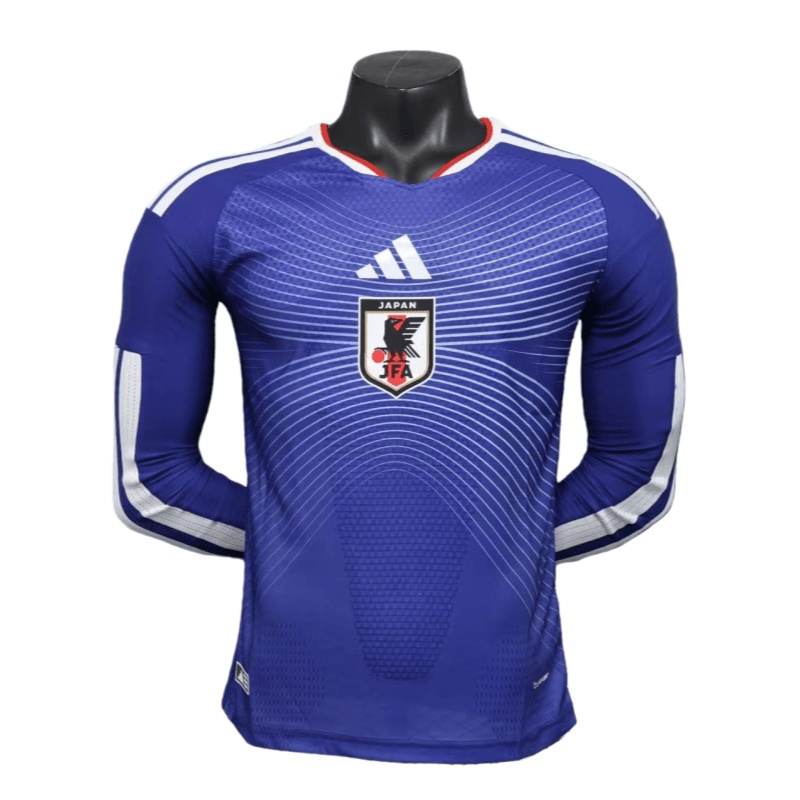 Japan 2026 World Cup Home Long Sleeve Football jersey Player version thumbnail 8
