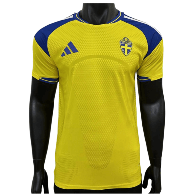 Sweden World Cup 2026 Home Player Version Kit & Jersey thumbnail 1