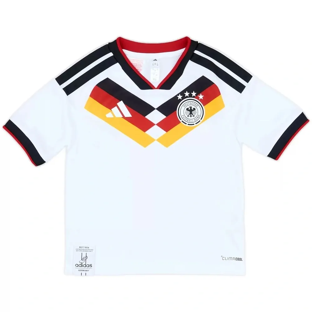 2026 World Cup German Home Kids Full Kit Football jersey Fan edition thumbnail 2