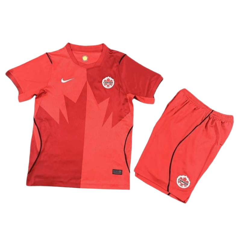 Canada World Cup 2026 Home Kids Kit & Jersey + Shorts – Buy Online thumbnail 3
