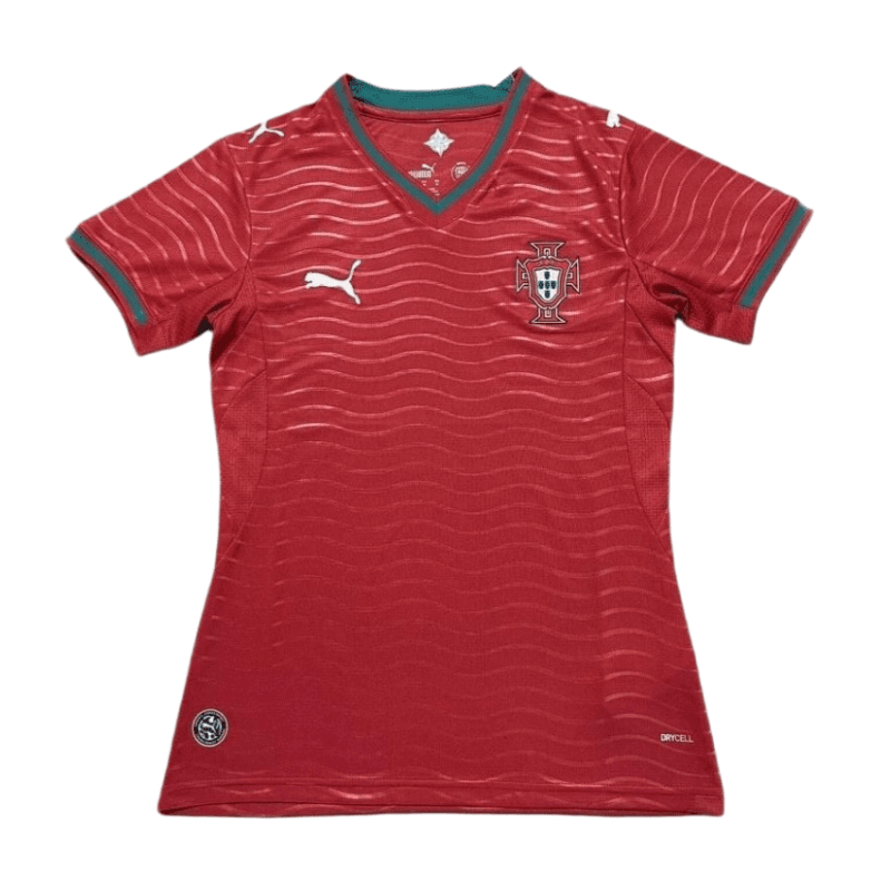 Portugal World Cup 2026 Home Women's Short Sleeve Kit & Jersey Fan Version thumbnail 1