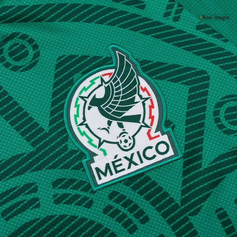2026 World Cup Mexico Home Kids Full Kit Football jersey Fan edition thumbnail 6