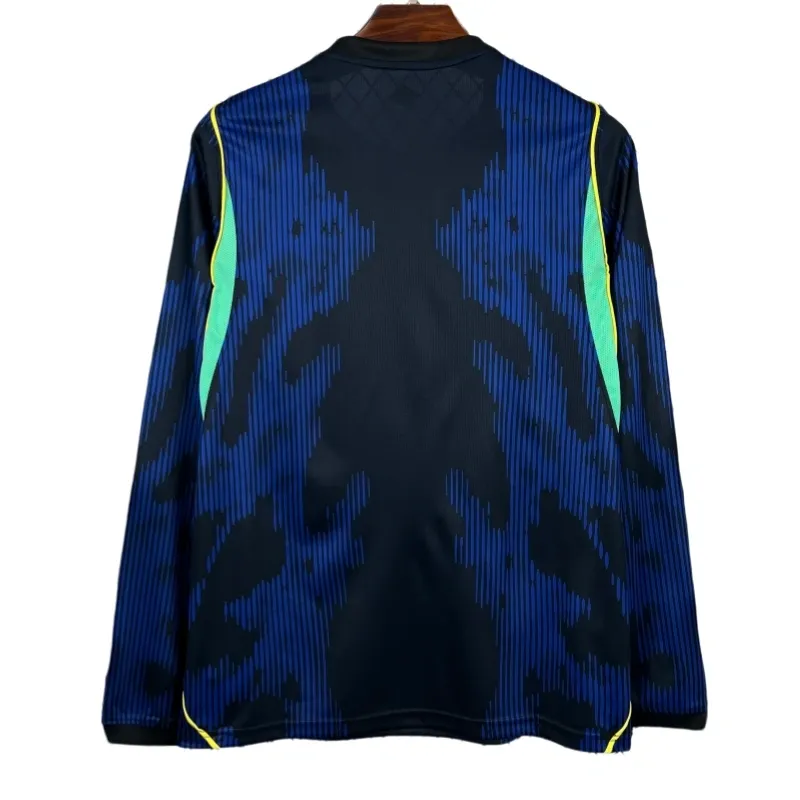 Brazil 2026 World Cup Away Long Sleeve Kit & Jersey Fan Version thumbnail 2