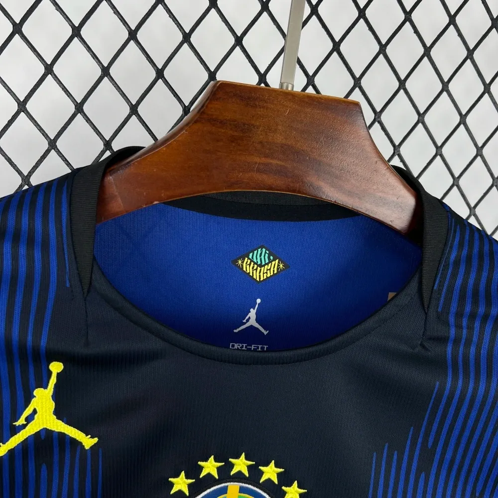 Brazil 2026 World Cup Away Long Sleeve Kit & Jersey Fan Version thumbnail 4