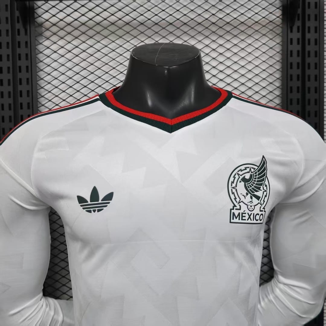 2026 Mexico World Cup Away Long Sleeve Football jersey Player version thumbnail 3