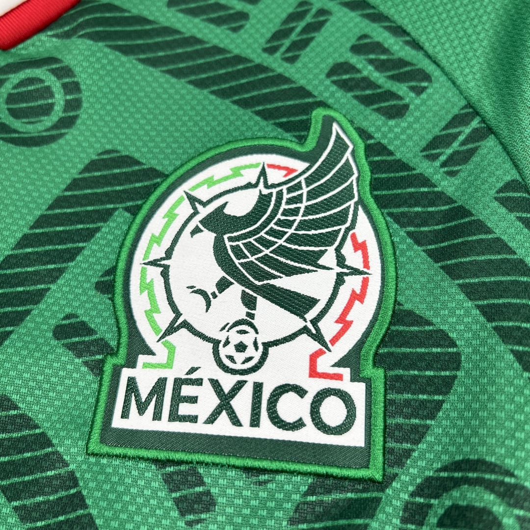 2026 Mexico World Cup Long Sleeve Home football jersey Fan Version thumbnail 4