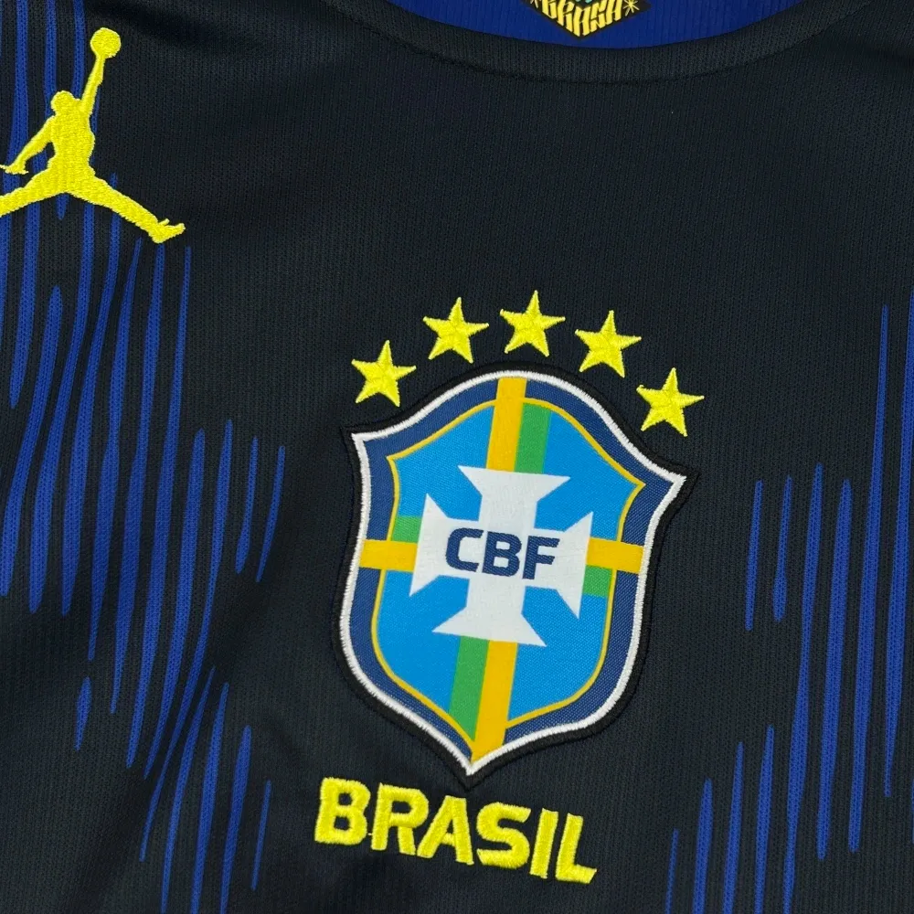 Brazil 2026 World Cup Away Long Sleeve Kit & Jersey Fan Version thumbnail 6