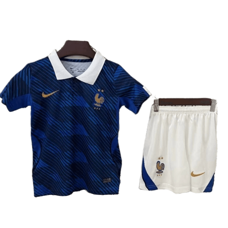 2026 World Cup France Home Kids Football jersey Kit Fan Edition thumbnail 1