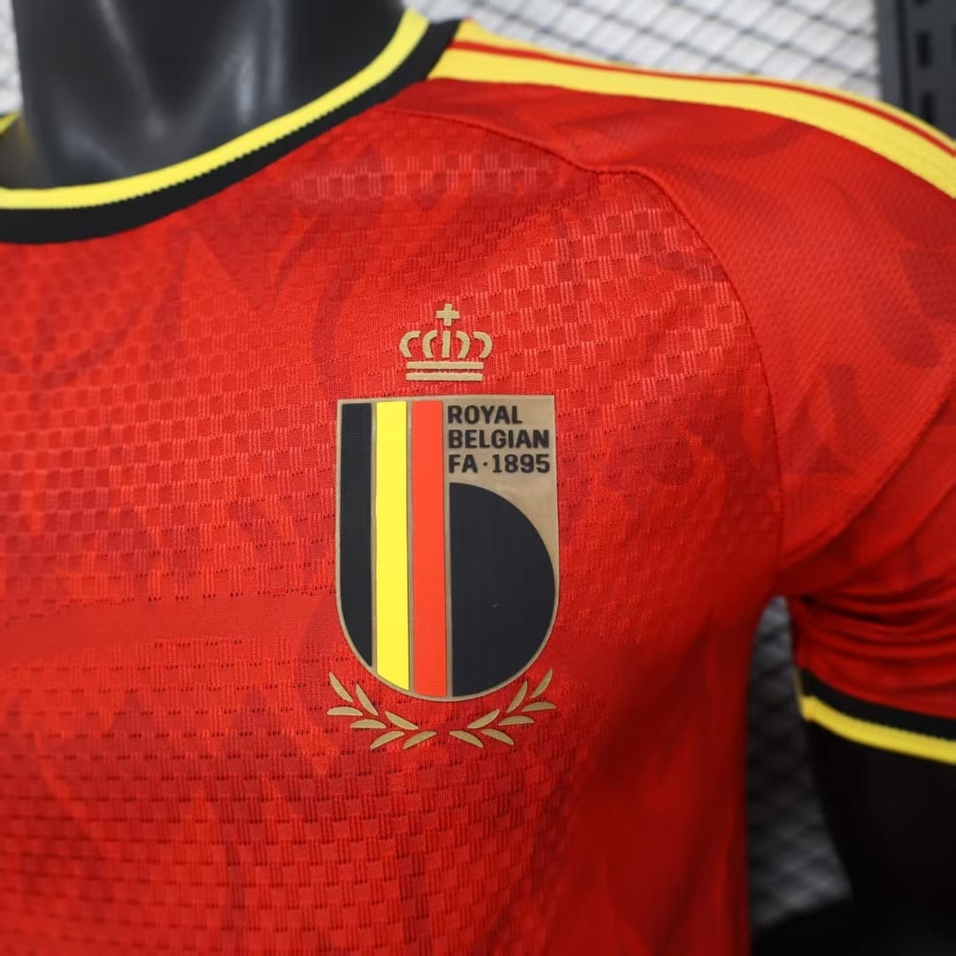 Belgium 2026 World Cup Home Football jersey Player version thumbnail 5