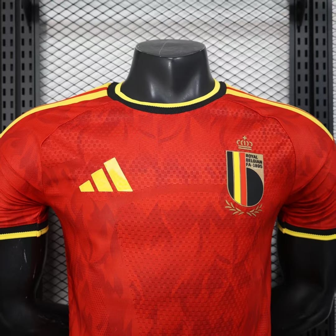 Belgium 2026 World Cup Home Football jersey Player version thumbnail 3