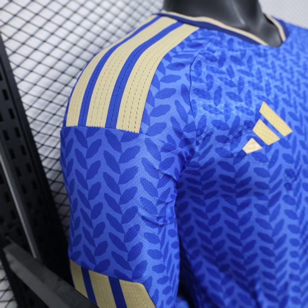 2026 ltaly World Cup Home Long Sleeve Football jersey Player version thumbnail 6