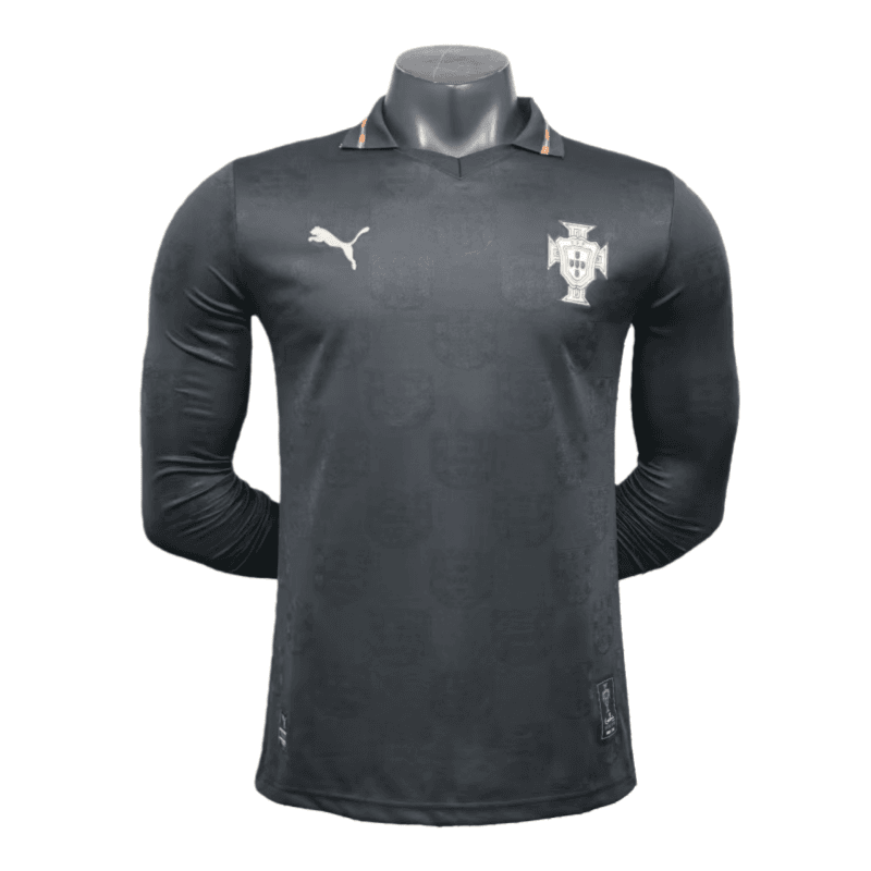 2026 Portugal World cup Away Long Sleeve Football jersey Player version thumbnail 1
