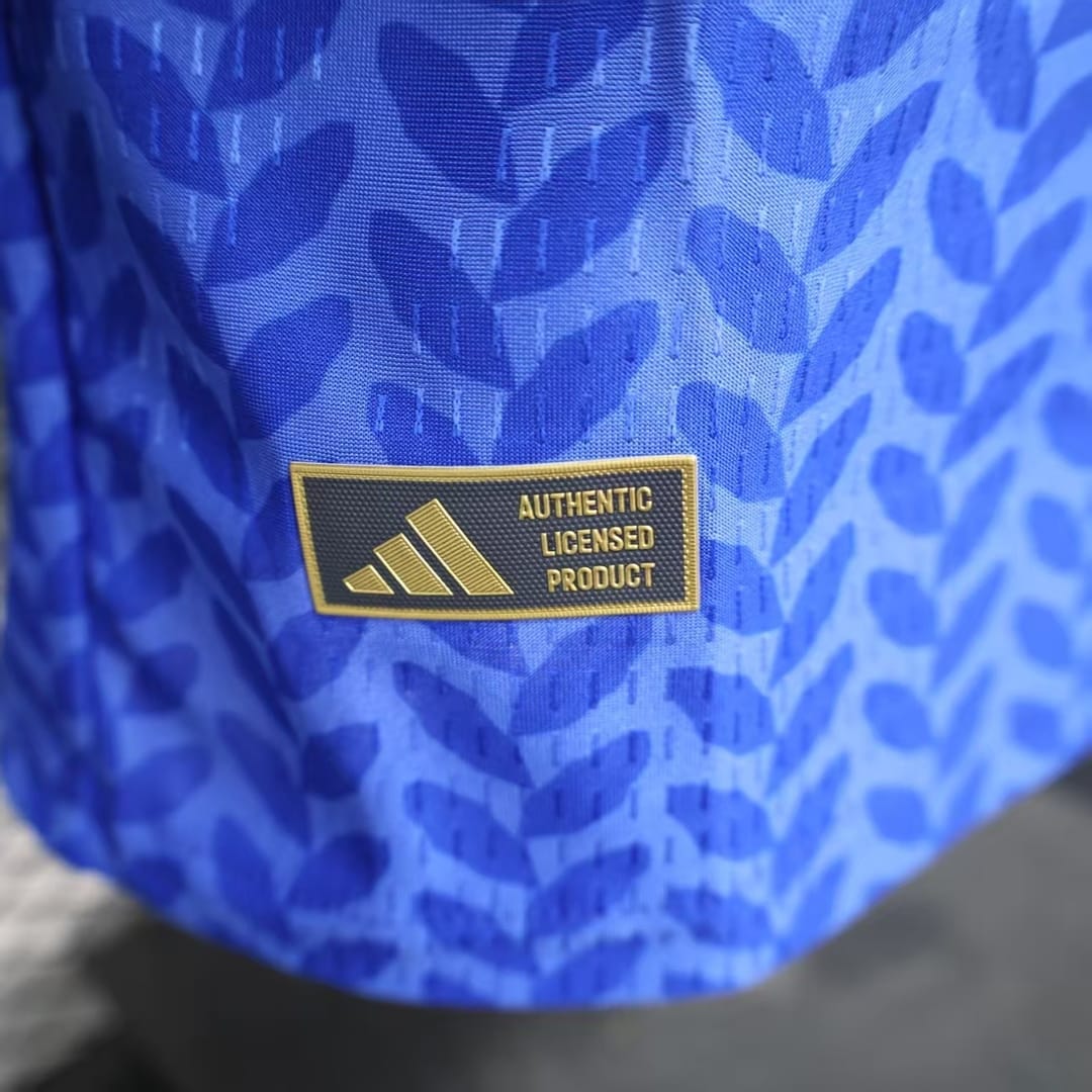 2026 ltaly World Cup Home Long Sleeve Football jersey Player version thumbnail 7
