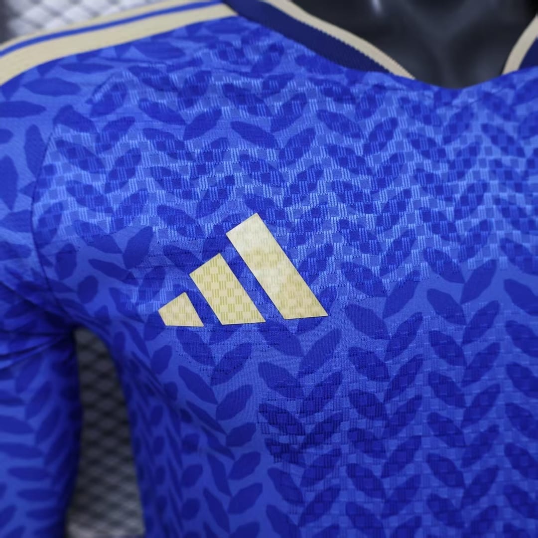 2026 ltaly World Cup Home Long Sleeve Football jersey Player version thumbnail 4