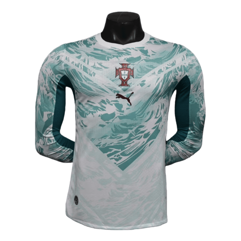 2026 Portugal World Cup Away Long Sleeve Football jersey Player version thumbnail 1