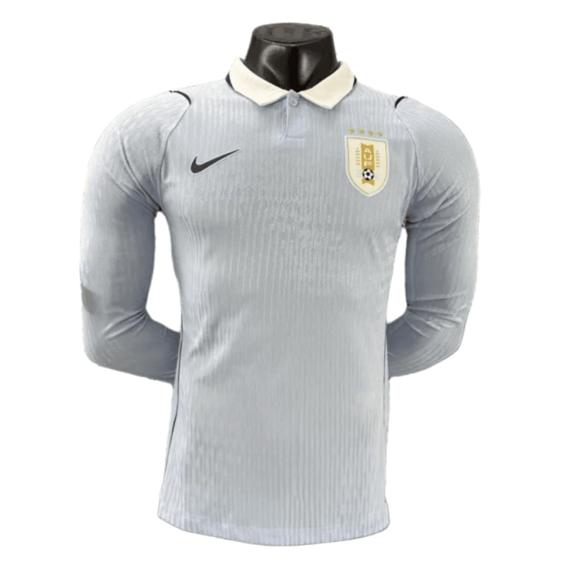 2026 Uruguay World cup Home Long Sleeve Football jersey Player Edition thumbnail 7