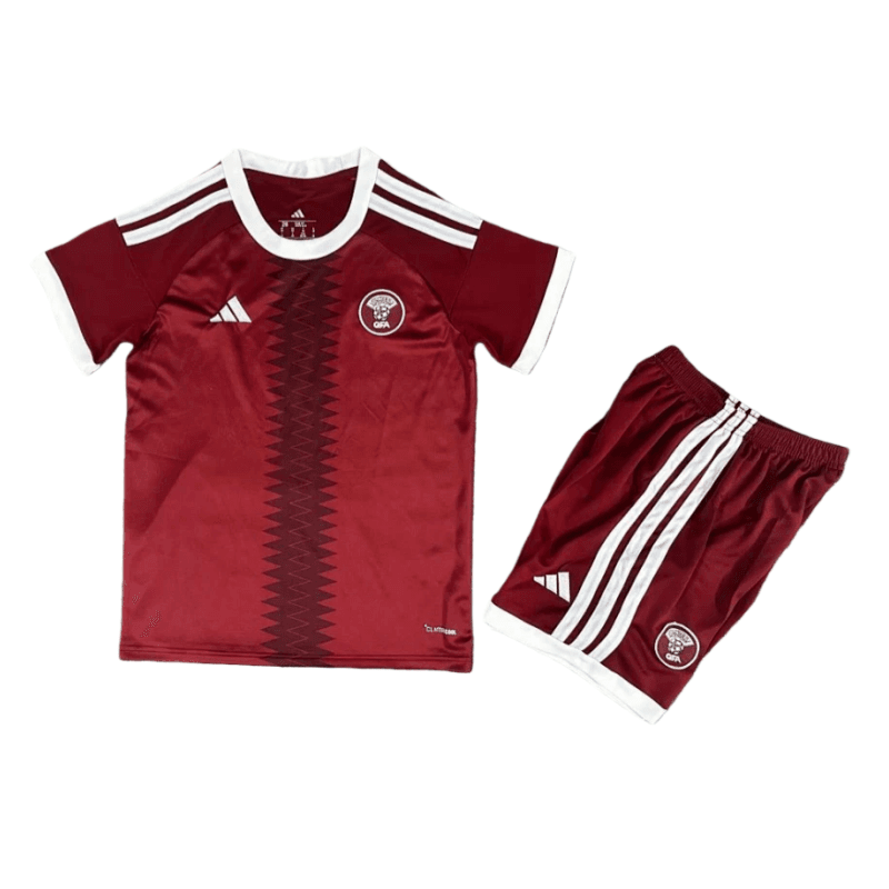 2026 Qatar World Cup Home Kids Football jersey Kit Fan version thumbnail 1