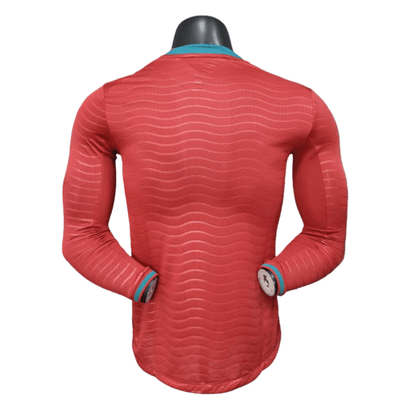 2026 Portugal World Cup Home Long Sleeve Football jersey Player version thumbnail 2