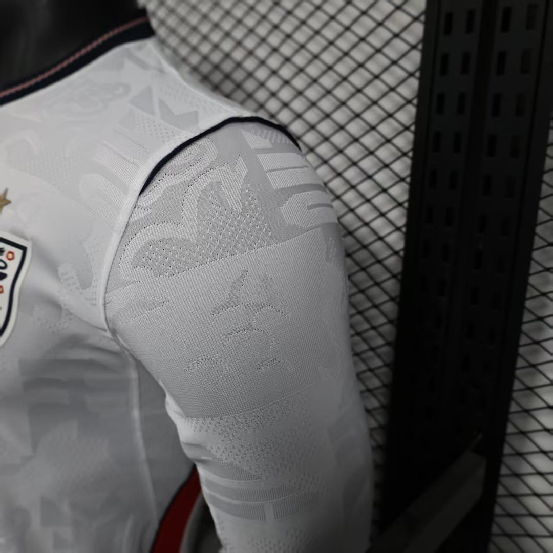 2026 England World Cup Home Long Sleeve Soccer jersey Player version thumbnail 5
