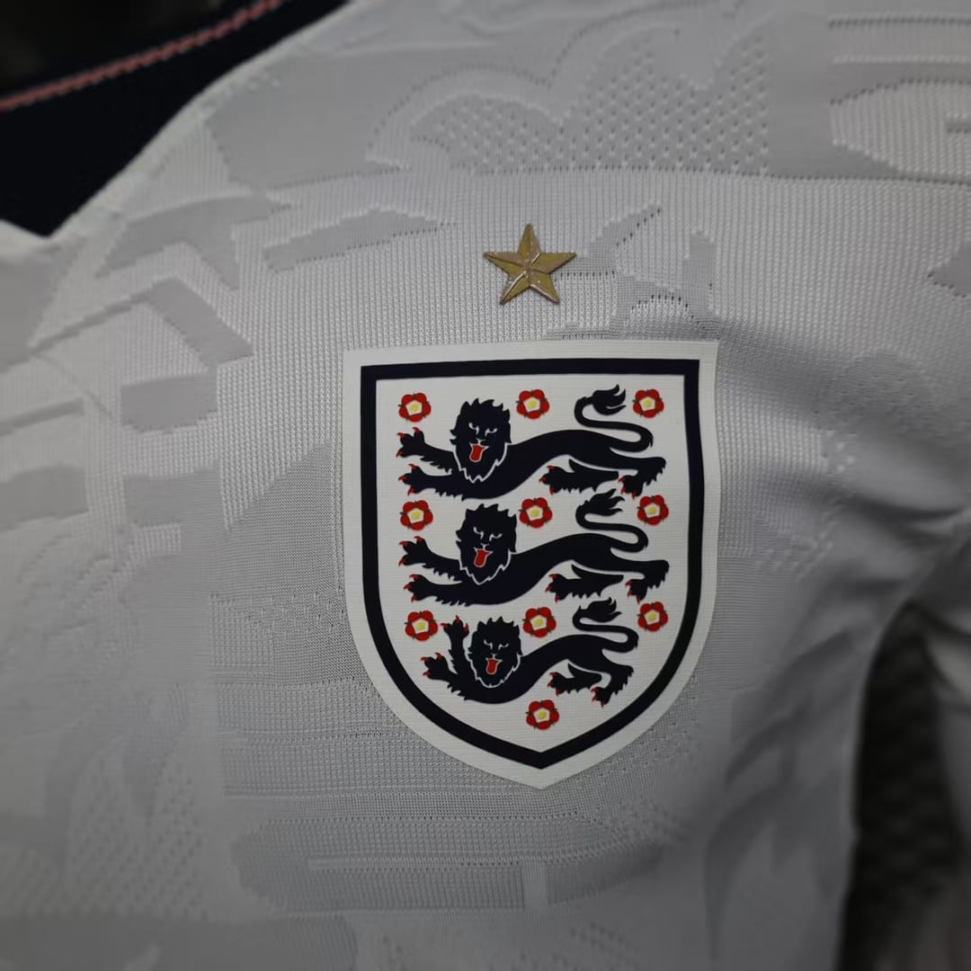 2026 England World Cup Home Long Sleeve Soccer jersey Player version thumbnail 3