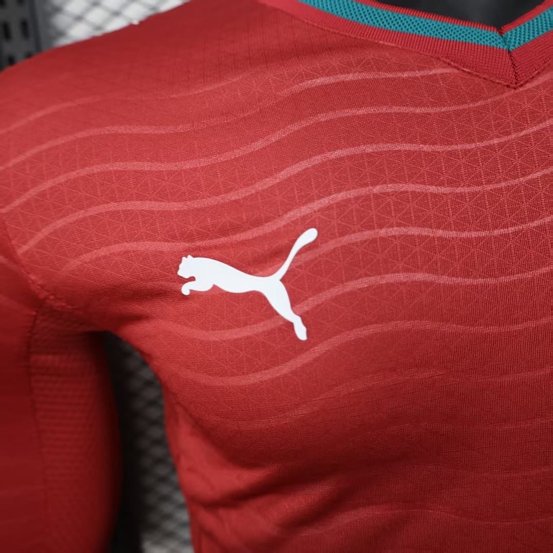 2026 Portugal World Cup Home Long Sleeve Football jersey Player version thumbnail 4