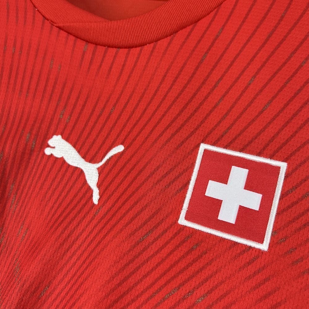 2026 World Cup Switzerland Home Soccer Shirt Fan Edition
