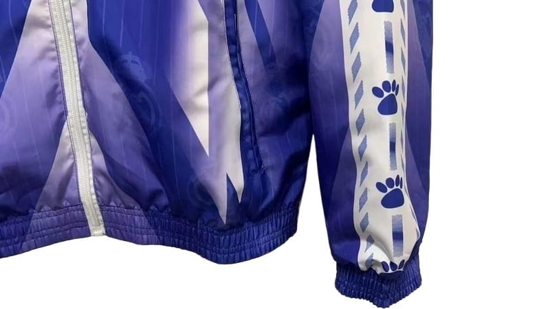 96-97 Real Madrid Retro Trench Coat Reversible Windbreaker Double-Sides Jacket thumbnail 12