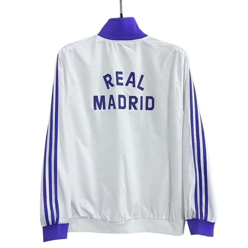 25-26 Real Madrid White Windbreaker Jackets thumbnail 2