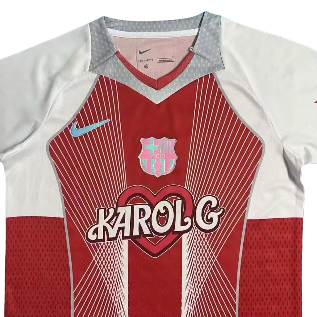 Barcelona red Barbie Princess's Mermaid special Edition Football Shirt 2025-26（Non customized） thumbnail 3
