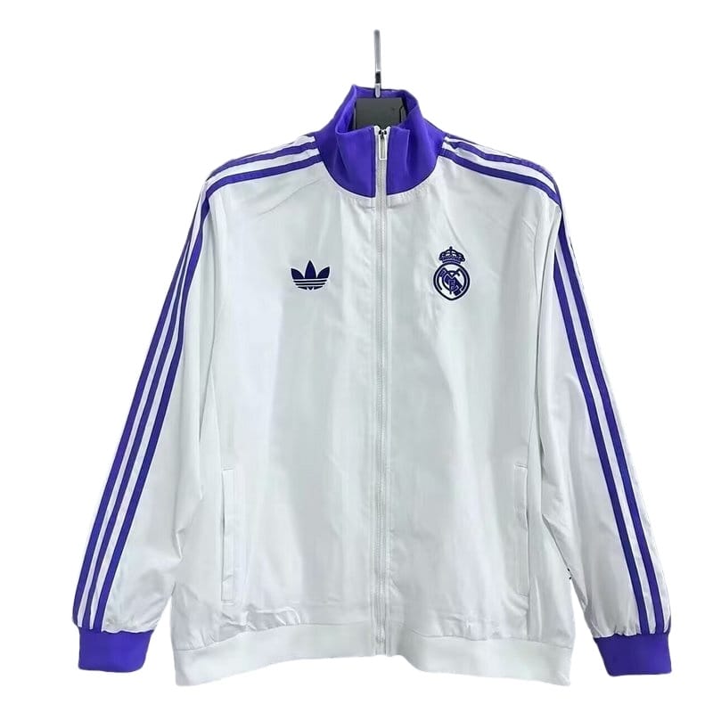25-26 Real Madrid White Windbreaker Jackets thumbnail 3
