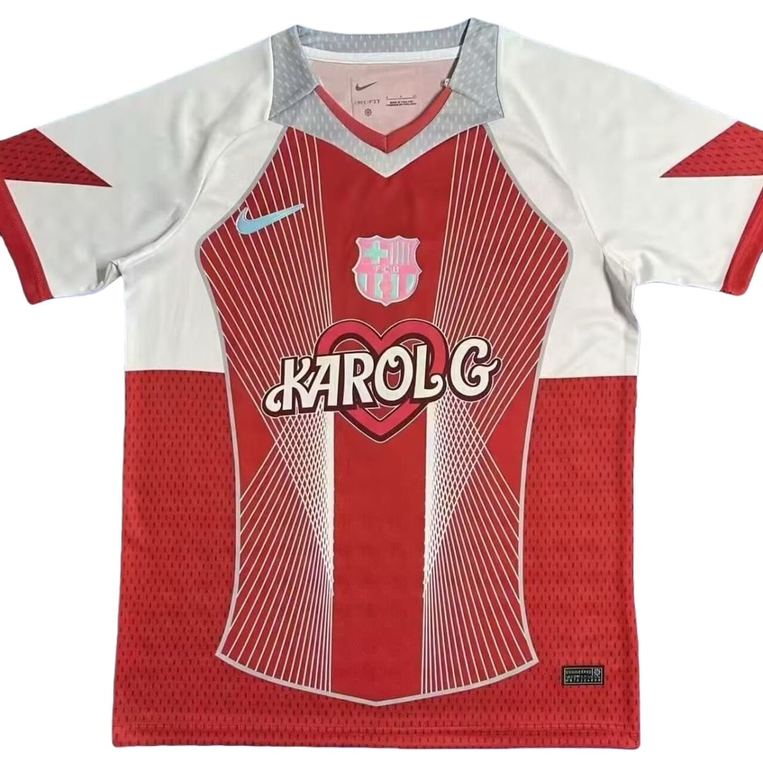 Barcelona red Barbie Princess's Mermaid special Edition Football Shirt 2025-26（Non customized） thumbnail 2