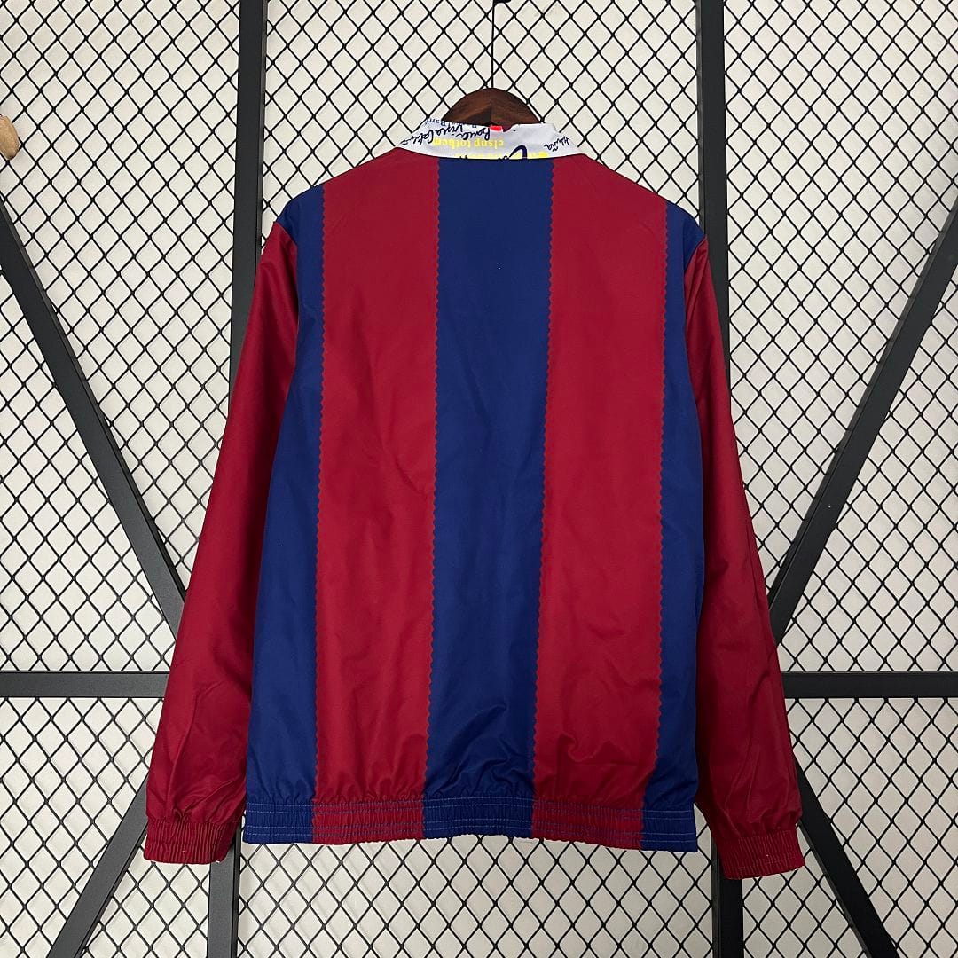 23-24 Barcelona Reversible Windbreaker Red&White Double-Sides Jacket Best Jerseys thumbnail 7