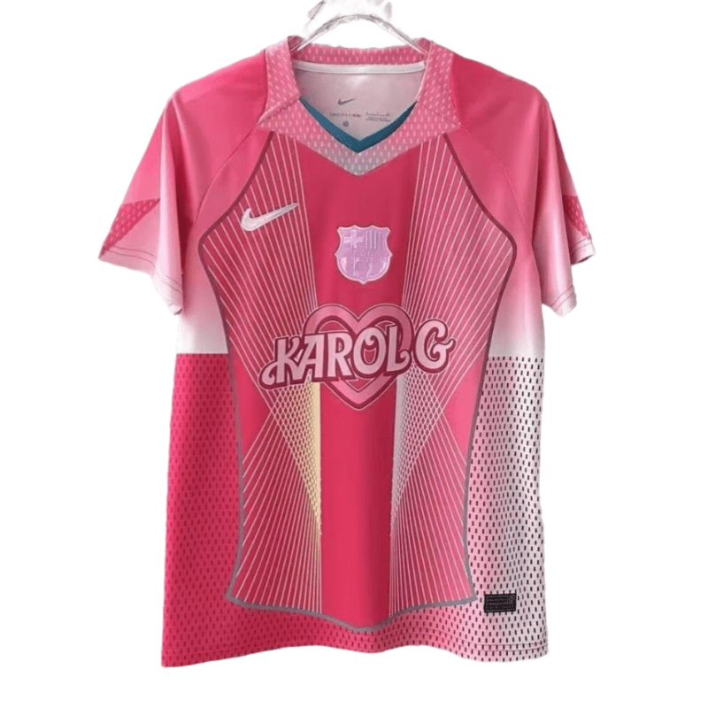 Barcelona Pink Barbie Princess's Mermaid special Edition Football Shirt 2025-26（Non customized） thumbnail 2