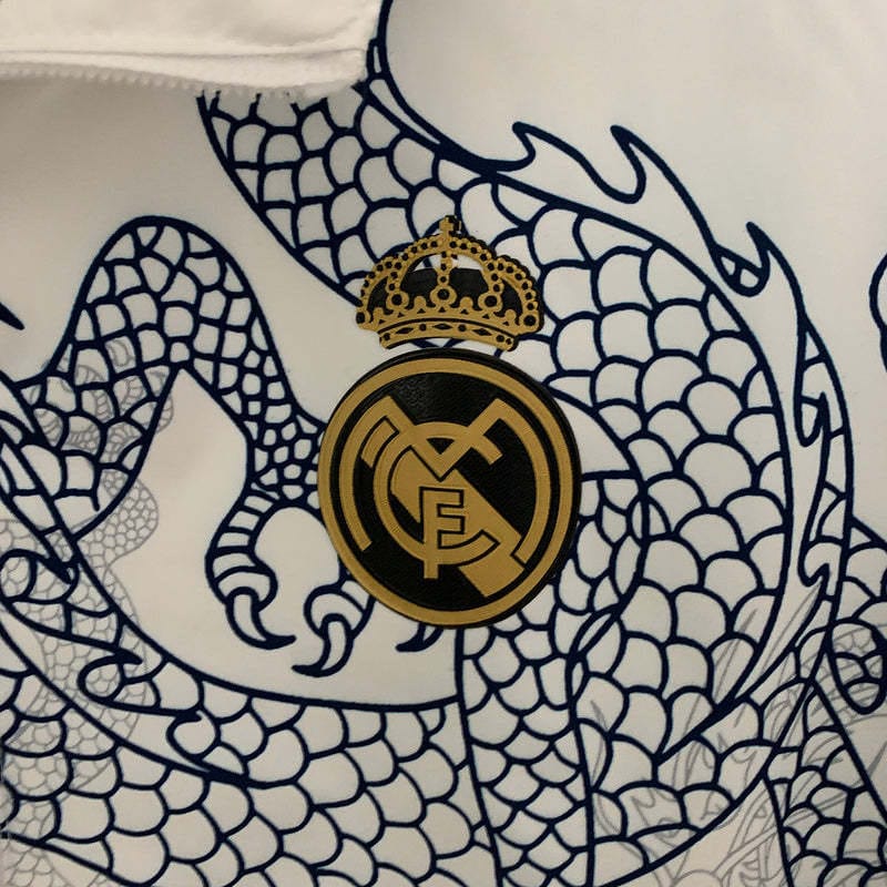 Real Madrid Double Sided Windbreaker White Jacket 2024 thumbnail 10