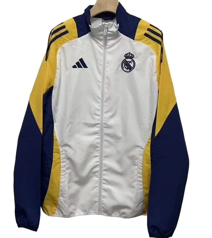 25-26 Real Madrid White Windbreaker Jackets thumbnail 5