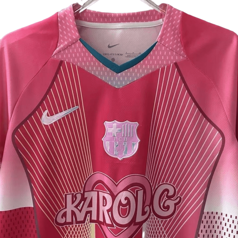 Barcelona Pink Barbie Princess's Mermaid special Edition Football Shirt 2025-26（Non customized） thumbnail 3