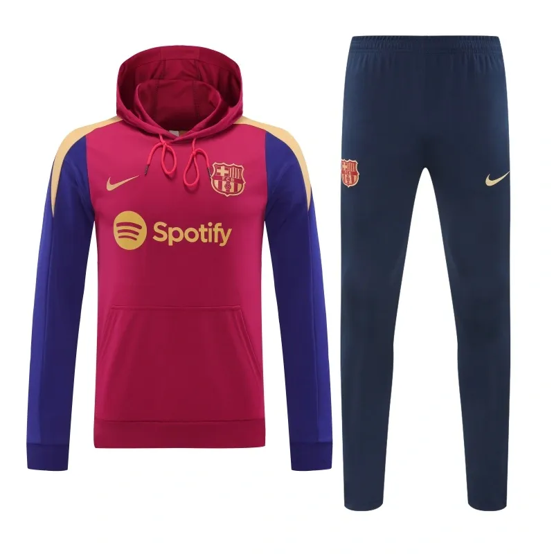 Nike Barcelona 24/25 Men's Hooded Long Sleeve Training Kits thumbnail 3
