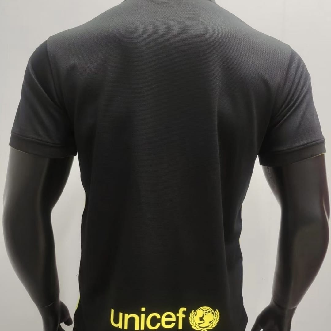 13-14 Barcelona second away black football jersey thumbnail 2